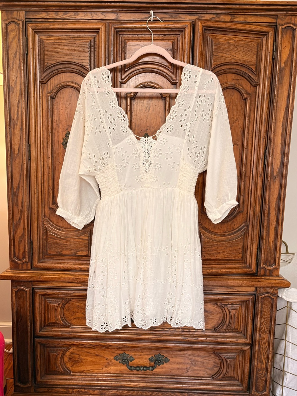 Free People Cream Lottie Dress S